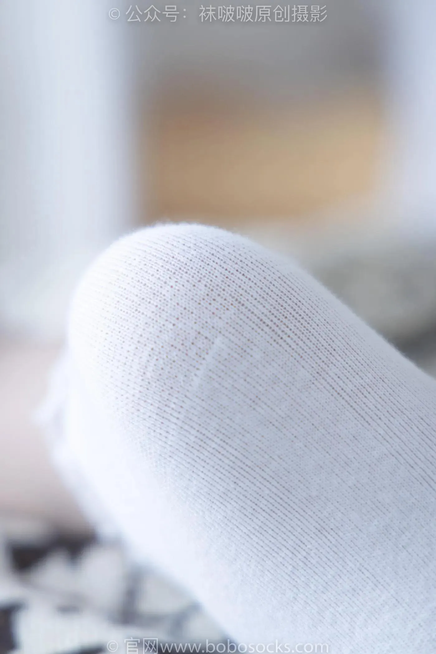 [BoBoSocks袜啵啵]NO.163 小甜豆-空军一号板鞋、白棉袜、肉丝 [135P]插图5
